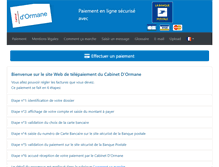 Tablet Screenshot of paiements.dormane.fr