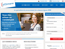 Tablet Screenshot of dormane.fr